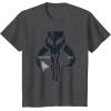image:imageStar Wars The Mandalorian and Grogu Bounty Hunter TShirtDark Heather Grey
