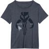 image:imageStar Wars The Mandalorian and Grogu Bounty Hunter TShirtHeather Blue