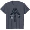 image:imageStar Wars The Mandalorian and Grogu Bounty Hunter TShirtHeather Blue