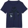 image:imageStar Wars The Mandalorian and Grogu Bounty Hunter TShirtNavy Blue