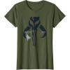 image:imageStar Wars The Mandalorian and Grogu Bounty Hunter TShirtOlive Green