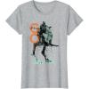 image:imageStar Wars The Mandalorian and Grogu Cool Tech Pose TShirtHeather Grey