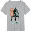 image:imageStar Wars The Mandalorian and Grogu Cool Tech Pose TShirtHeather Grey
