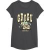 image:imageStar Wars The Mandalorian and Grogu Cute Hand Drawn Stars TShirtDark Heather Grey