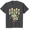image:imageStar Wars The Mandalorian and Grogu Cute Hand Drawn Stars TShirtDark Heather Grey