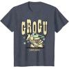 image:imageStar Wars The Mandalorian and Grogu Cute Hand Drawn Stars TShirtHeather Blue