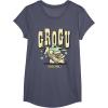 image:imageStar Wars The Mandalorian and Grogu Cute Hand Drawn Stars TShirtHeather Blue