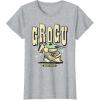 image:imageStar Wars The Mandalorian and Grogu Cute Hand Drawn Stars TShirtHeather Grey