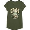 image:imageStar Wars The Mandalorian and Grogu Cute Hand Drawn Stars TShirtOlive Green