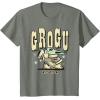 image:imageStar Wars The Mandalorian and Grogu Cute Hand Drawn Stars TShirtOlive Heather