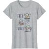 image:imageStar Wars The Mandalorian and Grogu Feel The Force Cute TShirtHeather Grey