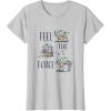 image:imageStar Wars The Mandalorian and Grogu Feel The Force Cute TShirtSilver Grey