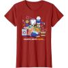 image:imageStar Wars The Mandalorian and Grogu Galactic Snacks Please TShirtCranberry Red