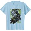 image:imageStar Wars The Mandalorian and Grogu Green Abstract TShirtBaby Blue