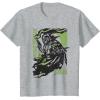 image:imageStar Wars The Mandalorian and Grogu Green Abstract TShirtHeather Grey