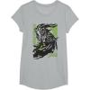 image:imageStar Wars The Mandalorian and Grogu Green Abstract TShirtHeather Grey