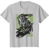 image:imageStar Wars The Mandalorian and Grogu Green Abstract TShirtSilver Grey