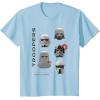 image:imageStar Wars The Mandalorian and Grogu Imperial Helmets Collage TShirtBaby Blue