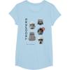 image:imageStar Wars The Mandalorian and Grogu Imperial Helmets Collage TShirtBaby Blue
