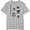 image:imageStar Wars The Mandalorian and Grogu Imperial Helmets Collage TShirtHeather Grey