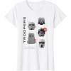 image:imageStar Wars The Mandalorian and Grogu Imperial Helmets Collage TShirtWhite