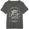 image:imageStar Wars The Mandalorian and Grogu Little Bounty Vintage TShirtAsphalt Grey