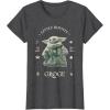 image:imageStar Wars The Mandalorian and Grogu Little Bounty Vintage TShirtDark Heather Grey