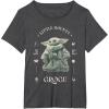 image:imageStar Wars The Mandalorian and Grogu Little Bounty Vintage TShirtDark Heather Grey