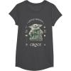 image:imageStar Wars The Mandalorian and Grogu Little Bounty Vintage TShirtDark Heather Grey