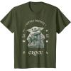 image:imageStar Wars The Mandalorian and Grogu Little Bounty Vintage TShirtOlive Green