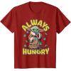 image:imageStar Wars The Mandalorian and Grogu Movie Always Hungry TShirtCranberry Red