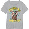 image:imageStar Wars The Mandalorian and Grogu Movie Always Hungry TShirtHeather Grey
