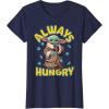 image:imageStar Wars The Mandalorian and Grogu Movie Always Hungry TShirtNavy Blue