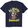 image:imageStar Wars The Mandalorian and Grogu Movie Always Hungry TShirtNavy Blue