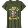 image:imageStar Wars The Mandalorian and Grogu Movie Always Hungry TShirtOlive Green