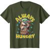 image:imageStar Wars The Mandalorian and Grogu Movie Always Hungry TShirtOlive Green