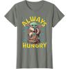 image:imageStar Wars The Mandalorian and Grogu Movie Always Hungry TShirtOlive Heather