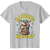 image:imageStar Wars The Mandalorian and Grogu Movie Always Hungry TShirtSilver Grey