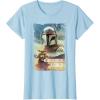 image:imageStar Wars The Mandalorian and Grogu Movie Classic Poster Art TShirtBaby Blue