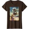 image:imageStar Wars The Mandalorian and Grogu Movie Classic Poster Art TShirtBrown