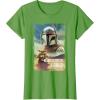 image:imageStar Wars The Mandalorian and Grogu Movie Classic Poster Art TShirtGrass Green