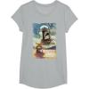 image:imageStar Wars The Mandalorian and Grogu Movie Classic Poster Art TShirtHeather Grey