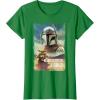 image:imageStar Wars The Mandalorian and Grogu Movie Classic Poster Art TShirtKelly Green