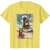 image:imageStar Wars The Mandalorian and Grogu Movie Classic Poster Art TShirtLemon Yellow