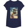 image:imageStar Wars The Mandalorian and Grogu Movie Classic Poster Art TShirtNavy Blue