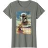 image:imageStar Wars The Mandalorian and Grogu Movie Classic Poster Art TShirtOlive Heather
