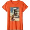 image:imageStar Wars The Mandalorian and Grogu Movie Classic Poster Art TShirtOrange
