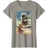 image:imageStar Wars The Mandalorian and Grogu Movie Classic Poster Art TShirtSlate Grey