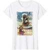 image:imageStar Wars The Mandalorian and Grogu Movie Classic Poster Art TShirtWhite