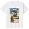 image:imageStar Wars The Mandalorian and Grogu Movie Classic Poster Art TShirtWhite